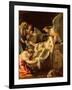 The Entombment (Oil on Panel)-Simon Vouet-Framed Giclee Print