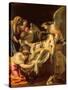 The Entombment (Oil on Panel)-Simon Vouet-Stretched Canvas