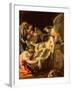 The Entombment (Oil on Panel)-Simon Vouet-Framed Giclee Print