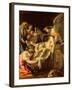 The Entombment (Oil on Panel)-Simon Vouet-Framed Giclee Print