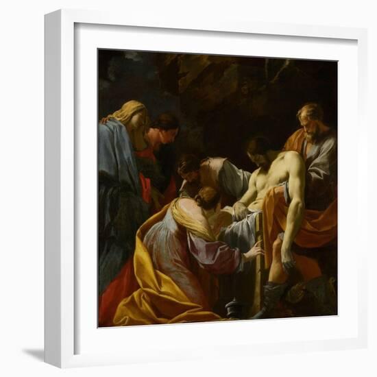 The Entombment-Simon Vouet-Framed Giclee Print