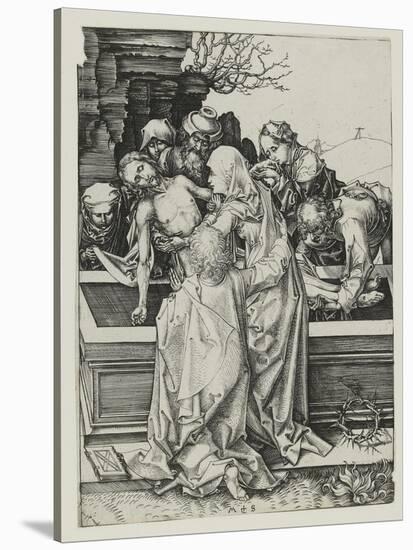 The Entombment-Martin Schongauer-Stretched Canvas