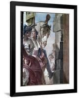 The Entourage of Cleopatra, 1746-47-Giovanni Battista Tiepolo-Framed Giclee Print