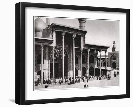 The Entrance Gate of the Kadimain Mosque Leading to the Tomb of the Imam Moosa Al Kadim, 1925-A Kerim-Framed Giclee Print