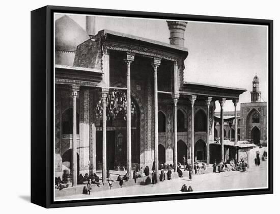 The Entrance Gate of the Kadimain Mosque Leading to the Tomb of the Imam Moosa Al Kadim, 1925-A Kerim-Framed Stretched Canvas