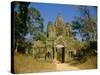 The Entrance Gate to Angkor Thom, Angkor, Siem Reap, Cambodia-Maurice Joseph-Stretched Canvas