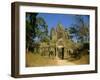 The Entrance Gate to Angkor Thom, Angkor, Siem Reap, Cambodia-Maurice Joseph-Framed Photographic Print