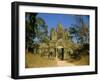 The Entrance Gate to Angkor Thom, Angkor, Siem Reap, Cambodia-Maurice Joseph-Framed Photographic Print