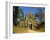 The Entrance Gate to Angkor Thom, Angkor, Siem Reap, Cambodia-Maurice Joseph-Framed Photographic Print