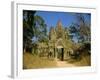 The Entrance Gate to Angkor Thom, Angkor, Siem Reap, Cambodia-Maurice Joseph-Framed Photographic Print