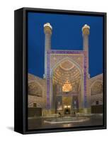 The Entrance Gate to Imam Mosque, Isfahan, Iran-Michele Falzone-Framed Stretched Canvas