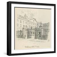 The Entrance Gates to Guys Hospital, London-null-Framed Giclee Print