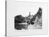 The Entrance Gateway from Inside the Precinct of Tthe Potala Palace, Lhasa, Tibet, 1903-04-John Claude White-Stretched Canvas