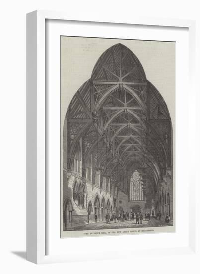 The Entrance Hall of the New Assize Courts at Manchester-Frank Watkins-Framed Giclee Print