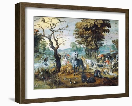 The Entrance into the Ark of Noah-Jan Van Vianened-Framed Giclee Print