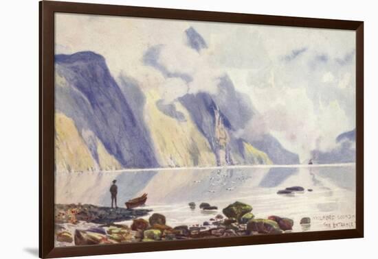 The Entrance, Milford Sound, New Zealand-null-Framed Giclee Print