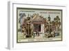 The Entrance of a Temple in Bangkok, Siam-null-Framed Giclee Print