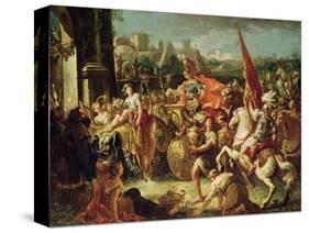 The Entrance of Alexander the Great (356-23 BC) into Babylon-Gasparo Diziani-Stretched Canvas