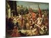 The Entrance of Alexander the Great (356-23 BC) into Babylon-Gasparo Diziani-Mounted Giclee Print