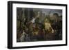 The Entrance of Alexander the Great into Babylon, C. 1673-Charles Le Brun-Framed Giclee Print