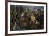 The Entrance of Alexander the Great into Babylon, C. 1673-Charles Le Brun-Framed Giclee Print