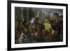 The Entrance of Alexander the Great into Babylon, C. 1673-Charles Le Brun-Framed Giclee Print