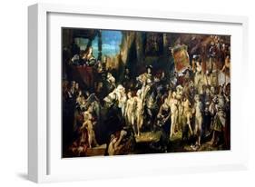 The Entrance of Emperor Charles V (1500-58) into Antwerp in 1520, 1878-Hans Makart-Framed Giclee Print