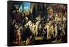 The Entrance of Emperor Charles V (1500-58) into Antwerp in 1520, 1878-Hans Makart-Framed Stretched Canvas