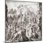 The Entrance of Frederick I Barbarossa into Milan, Italy in 1158, Accompanied by Henry the Lion…-null-Mounted Giclee Print