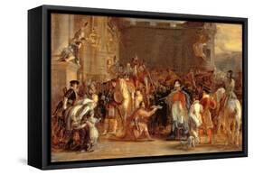 The Entrance of George IV (1762-1830) at Holyroodhouse, 1828-Sir David Wilkie-Framed Stretched Canvas