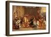 The Entrance of George IV (1762-1830) at Holyroodhouse, 1828-Sir David Wilkie-Framed Giclee Print