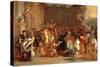 The Entrance of George IV (1762-1830) at Holyroodhouse, 1828-Sir David Wilkie-Stretched Canvas