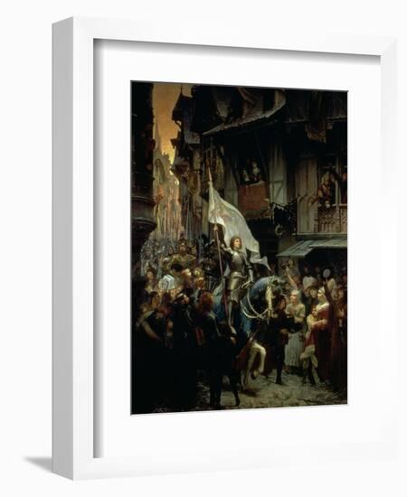 The Entrance of Joan of Arc into Orleans on 8th May 1429-Jean-jacques Scherrer-Framed Giclee Print