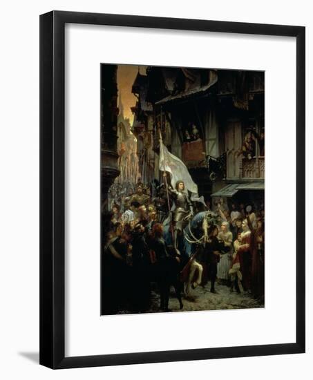 The Entrance of Joan of Arc into Orleans on 8th May 1429-Jean-jacques Scherrer-Framed Giclee Print