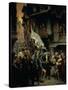 The Entrance of Joan of Arc into Orleans on 8th May 1429-Jean-jacques Scherrer-Stretched Canvas