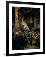 The Entrance of Joan of Arc into Orleans on 8th May 1429-Jean-jacques Scherrer-Framed Giclee Print