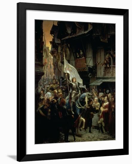 The Entrance of Joan of Arc into Orleans on 8th May 1429-Jean-jacques Scherrer-Framed Giclee Print