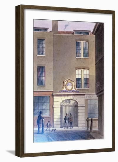 The Entrance to Bakers'Hall, 1855-Thomas Hosmer Shepherd-Framed Giclee Print