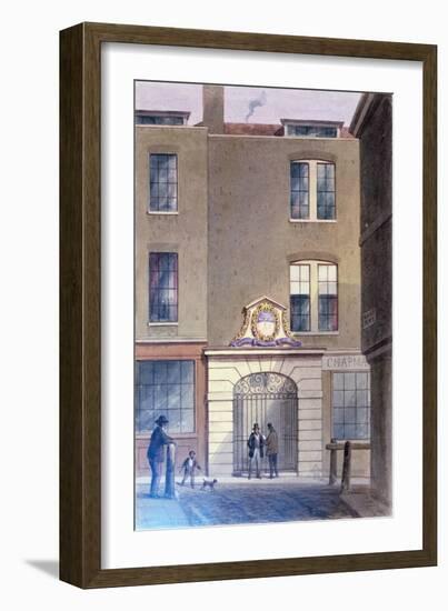 The Entrance to Bakers'Hall, 1855-Thomas Hosmer Shepherd-Framed Giclee Print