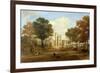 The Entrance to Beaufront Castle, 1845-John Wilson Carmichael-Framed Giclee Print