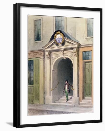 The Entrance to Butchers' Hall, 1855-Thomas Hosmer Shepherd-Framed Giclee Print