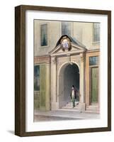 The Entrance to Butchers' Hall, 1855-Thomas Hosmer Shepherd-Framed Giclee Print