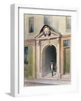 The Entrance to Butchers' Hall, 1855-Thomas Hosmer Shepherd-Framed Giclee Print