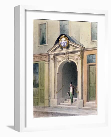 The Entrance to Butchers' Hall, 1855-Thomas Hosmer Shepherd-Framed Giclee Print