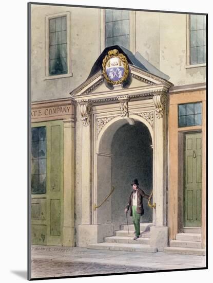 The Entrance to Butchers' Hall, 1855-Thomas Hosmer Shepherd-Mounted Giclee Print