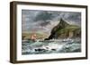 The Entrance to Fowey Harbour, Cornwall, 19th Century-null-Framed Giclee Print