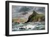 The Entrance to Fowey Harbour, Cornwall, 19th Century-null-Framed Giclee Print