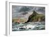 The Entrance to Fowey Harbour, Cornwall, 19th Century-null-Framed Giclee Print