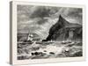 The Entrance to Fowey Harbour, Cornwall, UK, 19th Century-null-Stretched Canvas