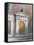 The Entrance to Masons' Hall, 1854-Thomas Hosmer Shepherd-Framed Stretched Canvas